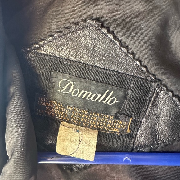 Domallo women’s leather fringed jacket - Picture 6 of 7